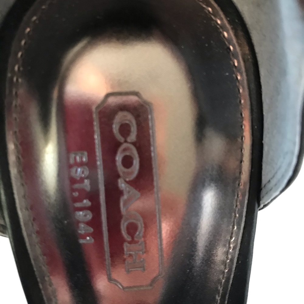 COACH Crisscross Leather Platform - Picture 5 of 7